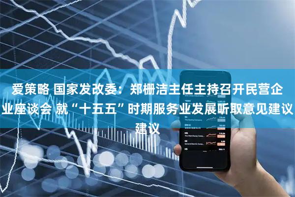 爱策略 国家发改委：郑栅洁主任主持召开民营企业座谈会 就“十五五”时期服务业发展听取意见建议